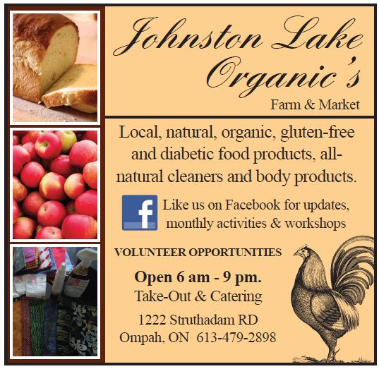 johnson lake organics ad