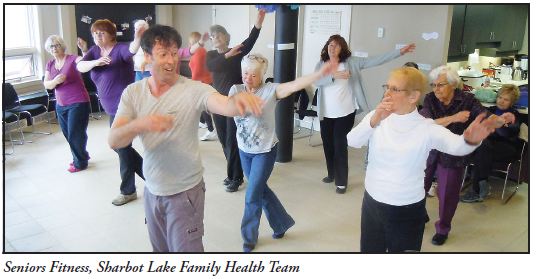 seniors fitness sharbot lake health team