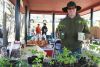 Isaac Hale of Learning Curve Gardens in Arden has become a full-time vendor at the Sharbot Lake Farmers Market for 2017. Photo/Craig Bakay