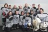 The latest incarnation of the Frontenac Fly Girls, a women’s Sunday hockey group that’s been going for 17 years. Photo/Craig Bakay