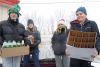 L-r local students Jack and Alex Revell, Allison Ewart, and Colby Dowker collected empty bottles at the VCA&#039;s Christmas for Kids bottle drive at the LCBO in Verona on November 29
