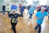 Terry Kirkham (front left) leads a group at the Taoist Tai Chi Open House that was held at the Grace Centre in Sydenham on April 17