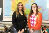La Salle Secondary student Shannon Suffron with Laura McDowell, Vimy trip coordinator