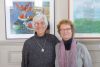 Margaret Hughes, right, and Wendy Cain, left, at the SFCSC&#039;s Grace Centre. The show will remain up until December 12,