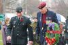 Bill Robinson lays a wreath during the Sydenham Remembrance Day services in honour of Korean war veterans.