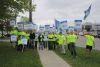 Members of OPSEU local 462 braved some windy, cool weather on Saturday morning, gathering on the busy corner of Princess Street and Gardiners Road for an information picket about an ambulance service cut that is slated to take effect in the City of Kingston on May 20.