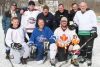 It was probably more shinny than hockey but this band of fundraisers seemed to be enjoying themselves Saturday at the Tichborne Rink. Photo/Craig Bakay