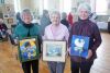 l-r Verona artists Elaine Farragher, Jill Harris and Virginia Lavin spoke at a reception and their work will be on display at the SFCSC&#039;s Grace Centre until March 26 