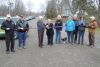 Dignitaries from the county and township, and trail representatives, along with members of the local business community cut the ribbon at the official opening of the K&amp;P Trail in Tichborne