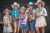 The participants in the best dressed cowgirl contest at the Parham Fair, more on page 12 - photo courtesy of Rick Cairns