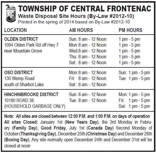 south frontenac waste disposal