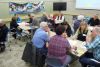 cycling enthusiasts at a public meeting in Sydenham