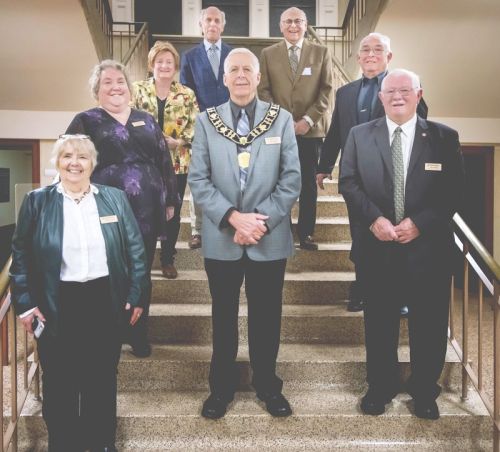 The new look Frontenac County Council after being sworn in