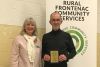 Louise Moody and Bob Webster at the RFCS Appreciation Dinner at St. James Church in Sharbot Lake. Photo submitted.