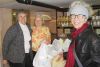 L-R Food bank volunteers Sharon Matthews, Tracy Bamford and Anne Archer 