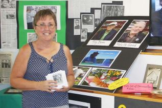 Wendy Parliament presented her documentary series, On the Farm, Looking to the Past — Looking to the Future at the 125th annual Parham Fair. Photo/Craig Bakay