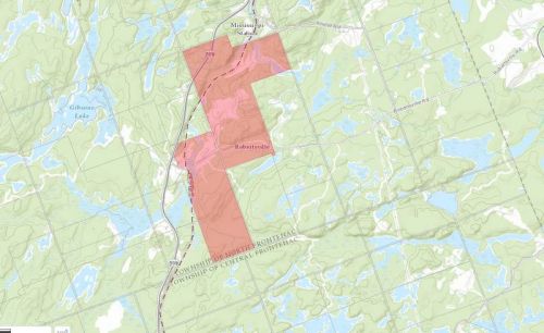 North Frontenac properties to be affected by expropriation.