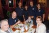 Mark Powell, his daughter Sarah and her grandparents Dee and Norm Riddell with NFCS staff Mike Procter, Marybeth Scott, Don Amos and Jan McPherson at the annual United Way Spaghetti Dinner fundraiser at The Maples restaurant