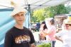 Evan Ruzycky of The Garlic Chop sported the best hat at the festival