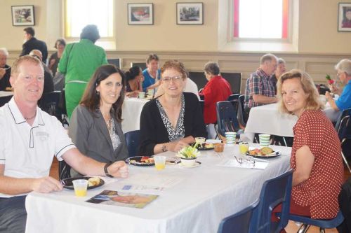 Left to right: Brent Pickering, Roxanne Saunders, Mara Shaw, Martha Tanner.