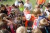 Students at Land O&#039; Lakes PS help plant two large trees as part of Hydro One&#039;s Arbour Week presentation on May 5