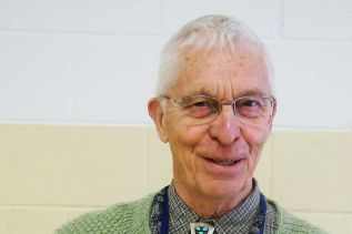 Robert W. Wells, author of “Wawhate”, was selling audio recordings and copies of his book at the Silver Lake Pow Wow fundraiser held at St. James Major Catholic church in Sharbot Lake on May 3