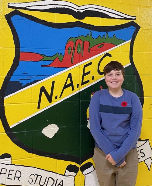 NAEC student Hank Hasler