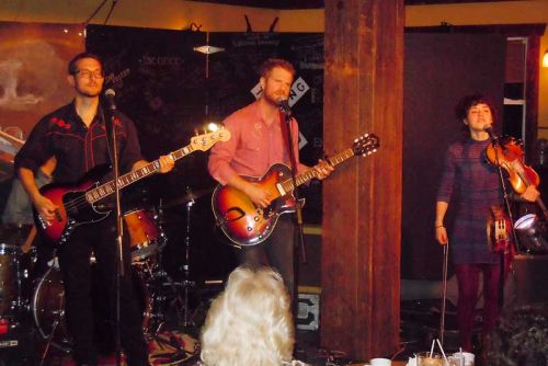 The Wilderness of Manitoba at the Sharbot Lake Country Inn. l-r, Wes McClintock, Will Whitwham and Amanda Balsys