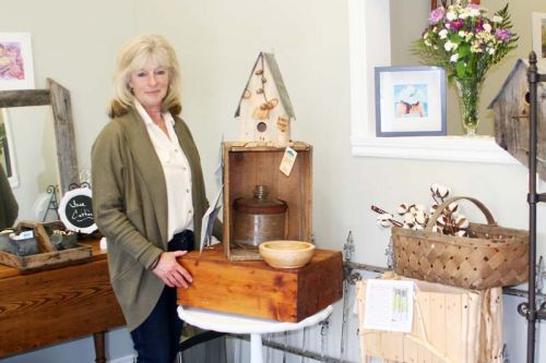 Leslie Gauer in her new store