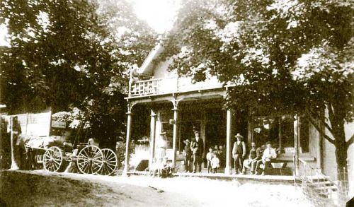 Early photo of Thomson's Store in Sharbot Lake - now Mike Dean's Super Food Store.