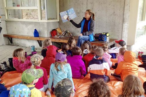 Story time at Frontenac Park HQ