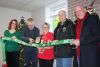 Ontario Trillium Foundation representative Bob Burge cuts the ribbon symbolizing the renovations at the Harrowsmith S &amp; A Club Saturday along with S &amp; A President Pam Morey, Treasurer Penny Lloyd, Mayor Ron Vandewal and Coun. John McDougall. Photo/Craig Bakay