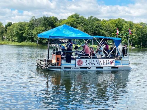 R Banned performed on Howes Lake Saturday July 30.