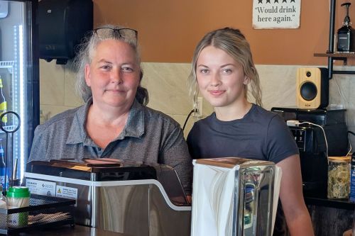 Owner Olivia BEnce (left) and Barb Mcpherson (right)