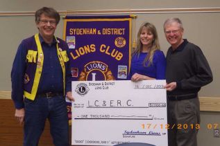 Sydenham Lions Donate To NeLL And LCERC