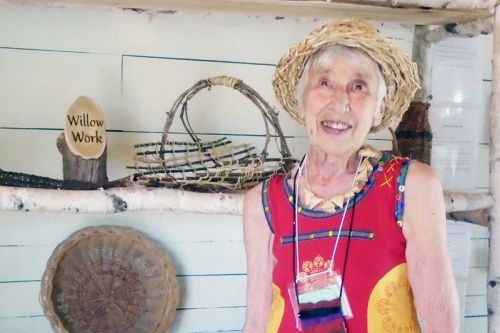 Ankaret Dean, curator of the Lanark Highlands Basketry Museum