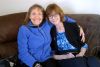Kari Galasso (left) and client Sharon Frost (right) have become good friends.