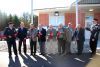 Many scissors make for small ribbons: Politicians and staff from L&amp;A County seemed to admire the cut ribbon pieces at the opening of the $1.2 million Northbrook ambulance base last Friday.