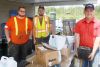  Joe Desjardins and staff from Drain All Ltd. at the South Frontenac Hazardous Waste Site, which is open weekly at 2491 Keeley Road