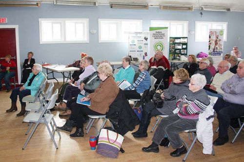 The afternoon session at Oso Hall was well-attended. Photo/Craig Bakay