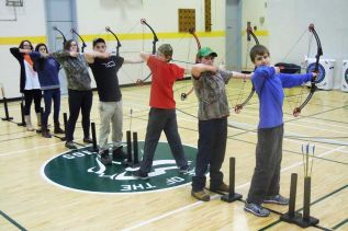 NASP enthusiasts at North Addington prepare to hit their marks