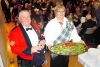 Piper Jeff Donnelly and Kathleen White “piped in the Haggis” at the Robbie Burns Dinner at Oso Hall in Sharbot Lake on January 23.