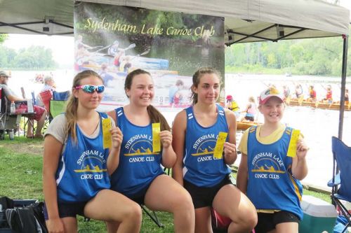 Sydney Hausen, Madelaine Wood, Grace Swinton, Clare Swinton (left to right)