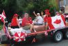 Festive float goers at the Harrowsmith Canada Day parade