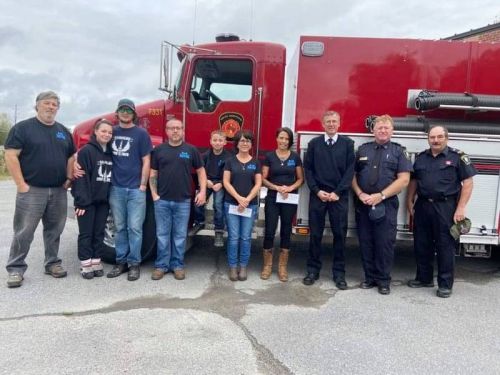 The Green & Chiddle-Young families donated the proceed of the B&B Memorial Show & Shine to the and South Frontenac fire departments.