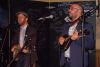 Juno award winner Old Man Luedecke (left) accompanied by Joel E. Hunt at The Crossing Pub at the Sharbot Lake Country Inn on July 13