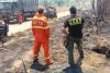 North Frontenac firefighter Michael Leach with Captain Castillo of the Santa Cruz Unidad Urbana Bombero Rescate or Urban Fire Rescue Unit in Bolivia. Photo/submitted