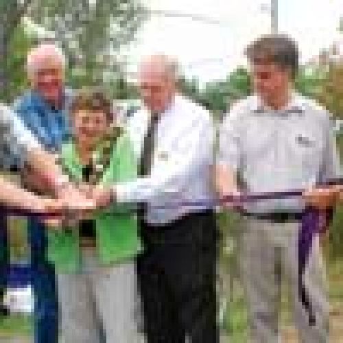 The first section of the K&P trail was officially opened in September of 2012