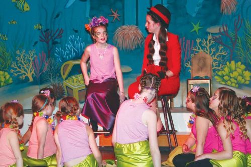 Sophie Neumann (Anemone) and Annika Putnam (Clam Clem)