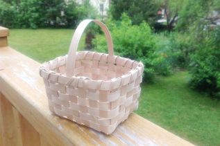 The tradition of black ash basketry.